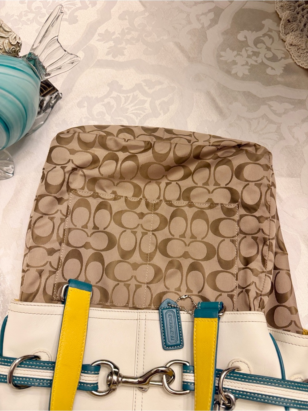 Vintage Coach Hampton Carryall - Picture 11 of 13